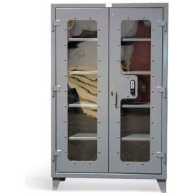 Strong Hold Products 36-LD-244-KP Strong Hold Heavy Duty Keypad See Thru Door Cabinet 36-LD-244-KP - 36"W x 24"D x 78"H image.