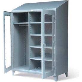 Strong Hold Products 36-LDW-245 Strong Hold Wardrobe Cabinet with See-Thru Doors 36-LDW-245 - 36W x 24D x 78"H image.