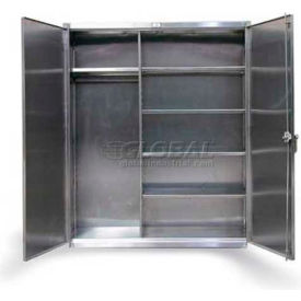 Strong Hold Products 36-W-245-SS Strong Hold® Heavy Duty Combination Cabinet 36-W-245-SS - Stainless Steel 36 x 24 x 78 image.