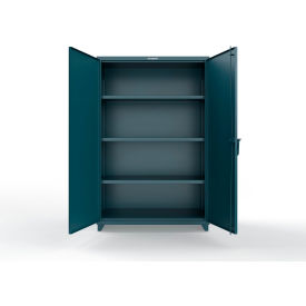 Strong Hold® Extra Heavy Duty Cabinet w/SecuRam Guard App48"W x 24"D x 75"HBlue 