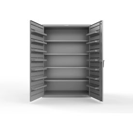 Strong Hold® Extra Heavy Duty Cabinet without Legs 14 Door Pans 48"W x 24"D x 72"HDusty Gray