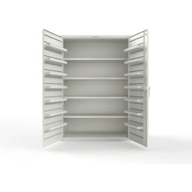 Strong Hold® Extra Heavy Duty Cabinet without Legs 14 Door Pans 48"W x 24"D x 72"H White