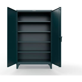 Strong Hold® Extreme Duty Cabinet with SecuRam Guard App 48"W x 24"D x 78"H Blue 