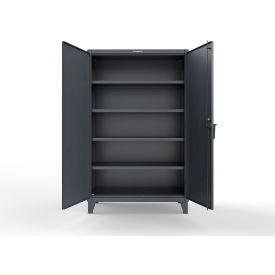 Strong Hold® Extreme Duty Cabinet with CompX Regulator Lock 48"W x 24"D x 78"H Dark Gray 