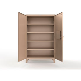 Strong Hold® Extreme Duty Cabinet Secured by Electronic Lock 48"W x 24"D x 78"H Beige 
