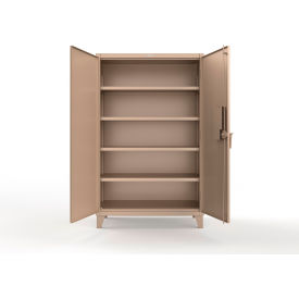 Strong Hold® Extreme Duty Cabinet With CompX 150 Lock 48"W x 24"D x 78"H Beige 