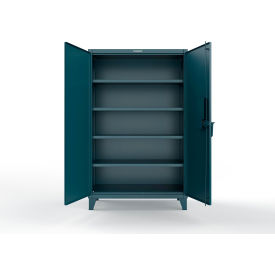 Strong Hold® Extreme Duty Cabinet With CompX 150 Lock 48"W x 24"D x 78"H Blue 