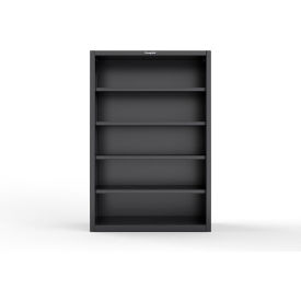 Strong Hold® Heavy Duty Closed Shelving Unit 4 Shelf 48"W x 18"D x 72"H Black 