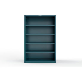 Strong Hold® Heavy Duty Closed Shelving Unit 4 Shelf 48"W x 24"D x 72"H Blue 