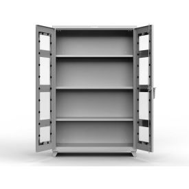 Strong Hold Products 46-LD-243-L-RAL7024 Stronghold Clearview Industrial Cabinet 48"W x 24"D x 75"H , Dark Gray image.
