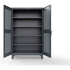 Strong Hold® Extreme Duty Cabinet w/CompX 150 Lock 48"W x 24"D x 78"H Dark Gray 