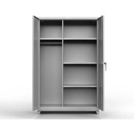 Stronghold Industrial Uniform Cabinet with 4 Shelves 48