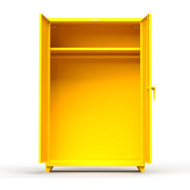 Strong Hold Products 46-WR-241-L-RAL1021 Stronghold Industrial Uniform Cabinet with Full Width Rod 48"W x 24"D x 75"H , Yellow image.