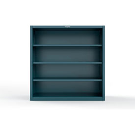 Strong Hold® Heavy Duty Closed Shelving Unit 3 Shelf 60"W x 24"D x 60"H Blue 