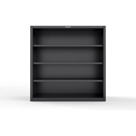 Strong Hold® Heavy Duty Closed Shelving Unit 3 Shelf 60"W x 24"D x 60"H Black 
