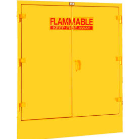 Strong Hold Products 55.5DSC StrongHold® Drum Cabinet 55 Gal. Capacity Vertical Manual Close Flammable image.