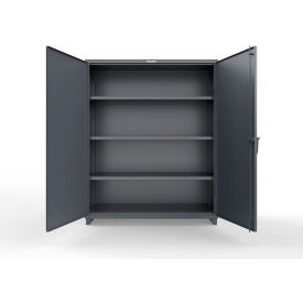 Strong Hold® EHD Cabinet with SecuRam SafeLogic Basic Lock 60"W x 24"D x 75"H Dark Gray 