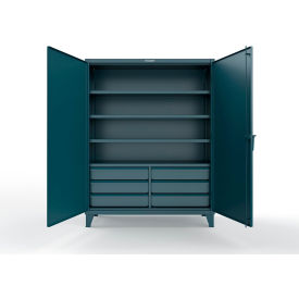 Strong Hold® Extreme Duty Cabinet w/ SecuRam ProLogic L22 Lock 60"W x 24"D x 78"H Blue 