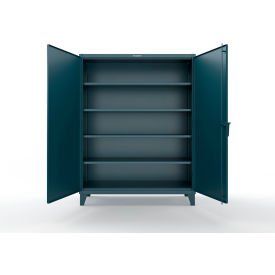 Strong Hold® Extreme Duty Cabinet with SecuRam Guard App 60"W x 24"D x 78"H Blue 