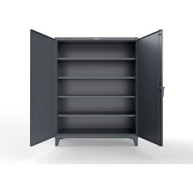Strong Hold® Extreme Duty Cabinet with CompX Regulator Lock 60"W x 24"D x 78"H Dark Gray 