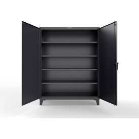 Strong Hold® Extreme Duty Cabinet with CompX Regulator Lock 60"W x 24"D x 78"H Black 
