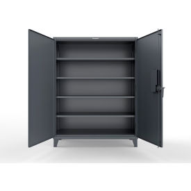 Strong Hold® Extreme Duty Cabinet with CompX 150 Lock 60"W x 24"D x 78"H Dark Gray 