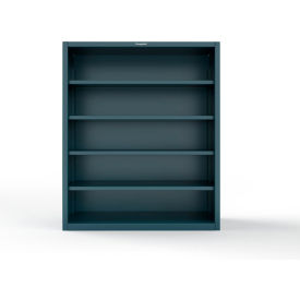 Strong Hold® Heavy Duty Closed Shelving Unit 4 Shelf 60"W x 24"D x 72"H Blue 