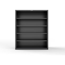 Strong Hold® Heavy Duty Closed Shelving Unit 4 Shelf 60"W x 24"D x 72"H Black 