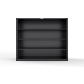 Strong Hold® Heavy Duty Closed Shelving Unit 3 Shelf 72"W x 24"D x 60"H Black 