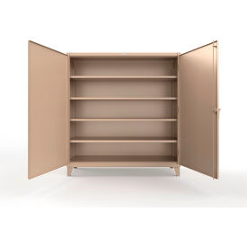 Strong Hold® Extreme Duty Cabinet with CompX 150 Lock 72"W x 24"D x 78"H Beige 