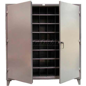 Strong Hold Products 66-247-72OP Strong Hold® Heavy Duty Multifaceted Metal Bin Compartment Cabinet 66-247-72OP - 72 x 24 x 78 image.