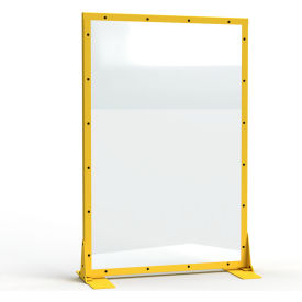 Strong Hold Products IP-2472 StrongHold® Clearview Polycarbonate Industrial Work Station Partition, 24"W x 72"H image.