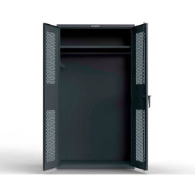 Strong Hold Products TA-50-PER-L StrongHold® Extra Heavy Duty Personal Locker, 42"W x 24"D x 78"H, Gray, All-Welded image.