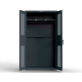 Strong Hold Products TA-50-TAC-L StrongHold® Extra Heavy Duty Tactical Locker, 42"W X 24"D X 78"H, Gray, All-Welded image.