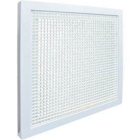 American Louver/Plasticade STR-ERFG-W-FR American Louver Fire Rated UL2043 Filtered Return Grille, 20" Square Duct,White, STR-ERFG-W-FR image.