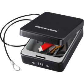 SentrySafe Compact Portable Security Box Safe P005C Combo Lock, 5-15/16
