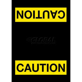 NoTrax® Caution Safety Message Mat 3/8"" Thick 3 x 5 Black