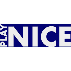 NoTrax Play Nice Safety Message Mat 3/8