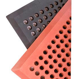 Superior Manufacturing Group, NoTrax 544S0035BL NoTrax® Comfort Zone™ Drainage Mat 5/8" Thick 3 x 5 Black image.