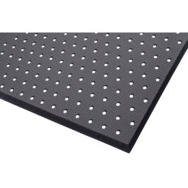T17 Superfoam Drainage 5/8" Thick Safety/Anti-Fatigue Floor Mat, 3' x 6' Black view 2