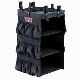 Suncast Corporation HKCBAG03D Suncast® 3 Sided Bag w/ Shelves for Suncast Commercial Housekeeping Carts image.