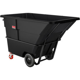 Suncast® Commercial Heavy Duty MDPE Tilt Truck 2 Cu. Yd. Cap. 2300 lb. Capacity Black 