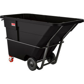 Suncast® Commercial Standard Duty MDPE Tilt Truck 1-1/2 Cu. Yd. Cap. 1300 lb. Capacity Black 