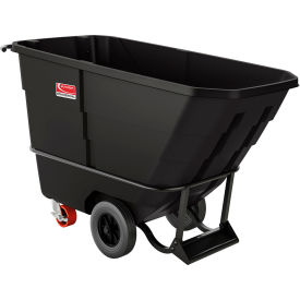 Suncast® Commercial Standard Duty MDPE Tilt Truck 1/2 Cu. Yd. Cap. 800 lb. Capacity Black 