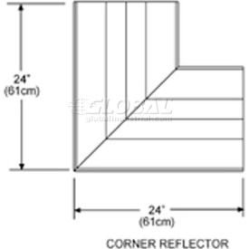 SunStar Corner Reflector For Straight & U Shaped Infrared Heaters