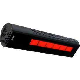 Sunstar Heating Products Inc SGL35-L10 SunStar® Glass™ Infrared Patio Heater, Propane, Wall/Ceiling Mount, Black image.