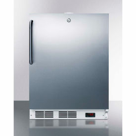 Accucold Built-In ADA Compliant Undercounter Frost-Free All-Freezer, 3.1 CuFt, Stainless Steel