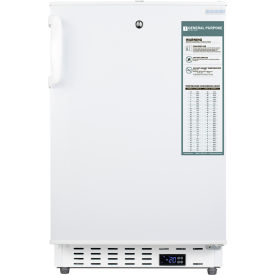 Summit Appliance Div. ADA305AF Accucold Built-In Vaccine Freezer, 2.47 CuFt, ADA, 19-3/4"W x 22-1/2"D x 31-3/4"H, White Handle image.