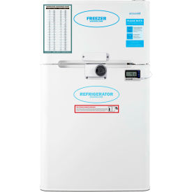 Summit Appliance Div. AGP34RFLCALADA Accucold® General Purpose Refrigerator & Freezer, ADA Height, 3.2 Cu. Ft. Capacity, White image.