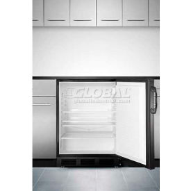 Summit Appliance Div. AL752BKBI Summit  ADA Comp Built in Undercounter Refrigerator 5.5 Cu. Ft. Black image.